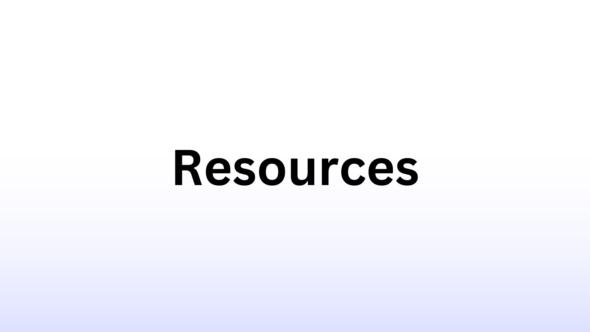 Resources